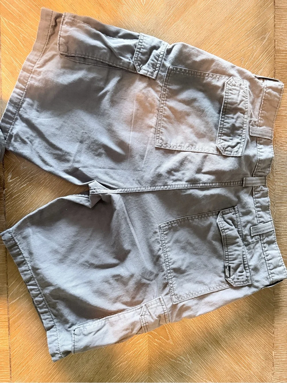 Levi Strauss Signature Cargo Shorts Gray Taupe Utility Casual